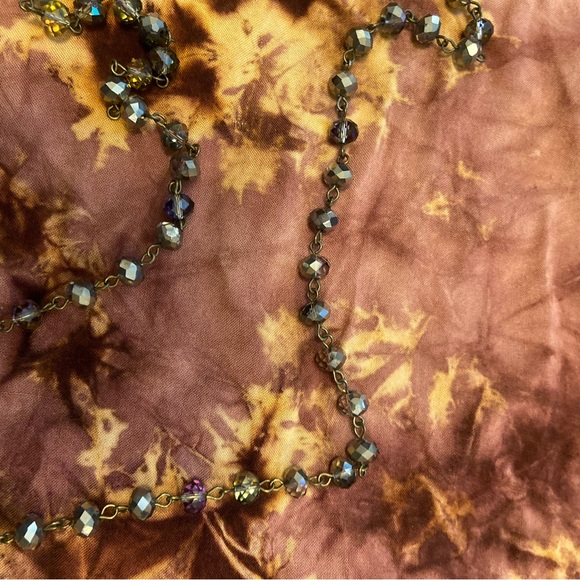 Necklace- Boutique Purchased with bull horn and silver.  NWOT - Picture 3 of 3